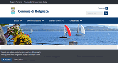 Desktop Screenshot of comune.belgirate.vb.it